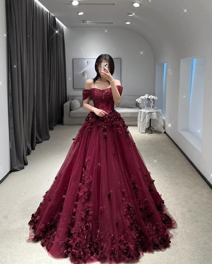 Off The Shoulder Evening Gown Formal Long Prom Dresses      cg25175