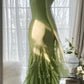 Vintage Evening Dresses, Sleeveless Green Party Gowns  cg25524