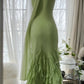 Vintage Evening Dresses, Sleeveless Green Party Gowns  cg25524