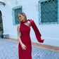 Elegant Red Sheath Prom Dress,Reception Dress     cg25078