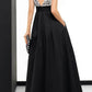 Satin Prom Dresses A-line Evening Dresses With Pockets  cg1969