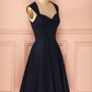 Dark Navy Short Homecoming Dress  cg8363