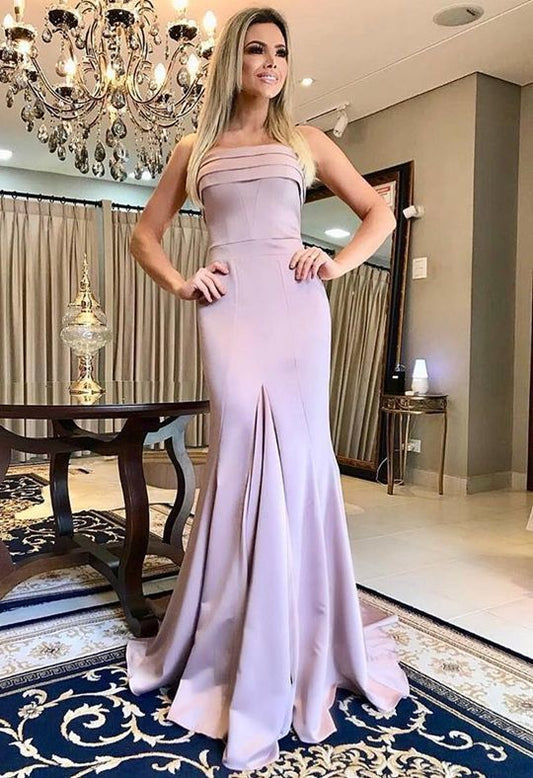 Sexy Mermaid Prom Dress, Strapless Prom Dress   cg12815