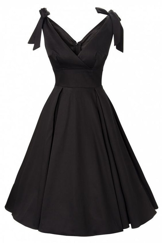 Black Short Homecoming Dress , V Neck Homecoming Dress    cg13965