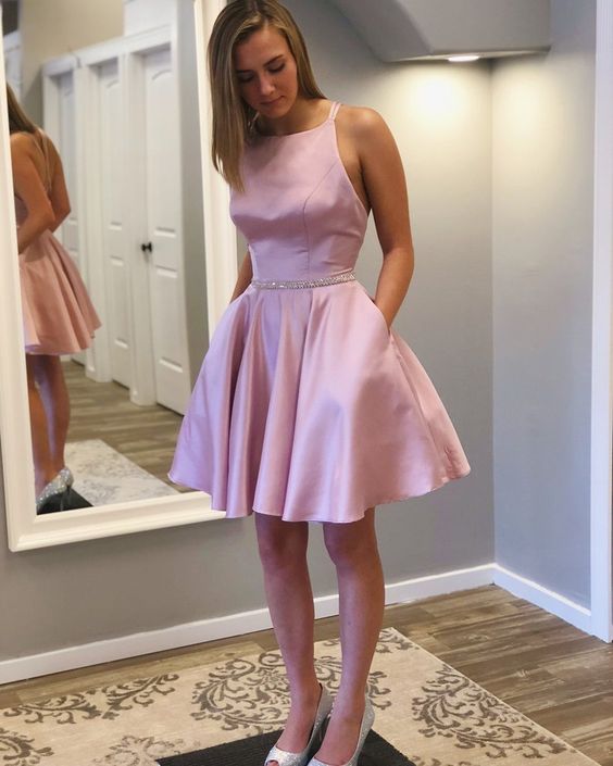 Short Homecoming Dress 8th Graduation Dress Custom-made School Dance Dress  cg1472