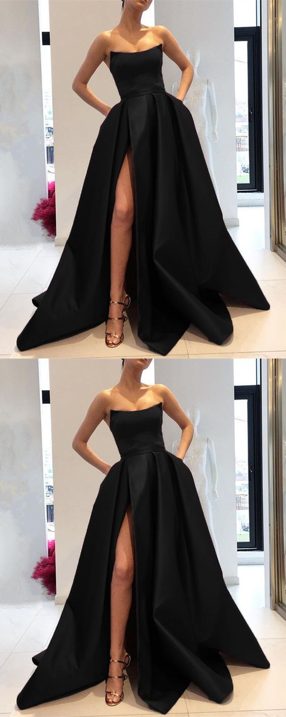 sexy black long Prom Dress   cg15542