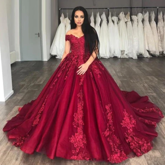 Simple burgundy long prom dress burgundy prom dress   cg15557