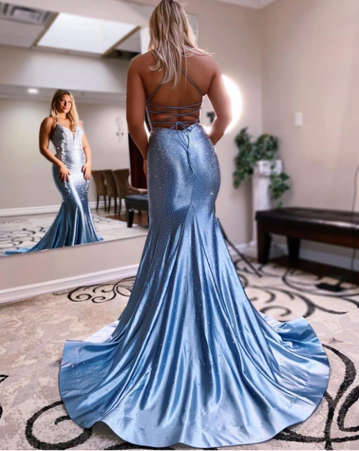 Mermaid Prom Dress, Birthday Shoot Dresses,Formal Prom Dress    cg17294