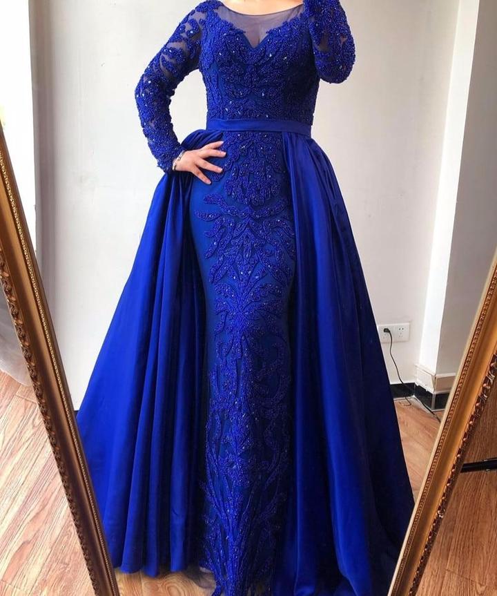 Sexy Sheer Long Sleeve Evening Dresses Crystal Beaded Muslim Prom Dress Party Gown   cg17629