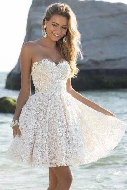 Short Graduation Dress,Lace Graduation Dress,Sweetheart Graduation Dress,homecoming Dress For Graduation cg1848