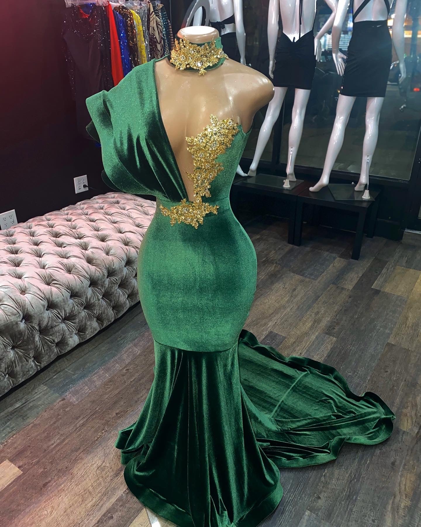 Green evening Prom Dresses,Long Prom Dress    cg19558