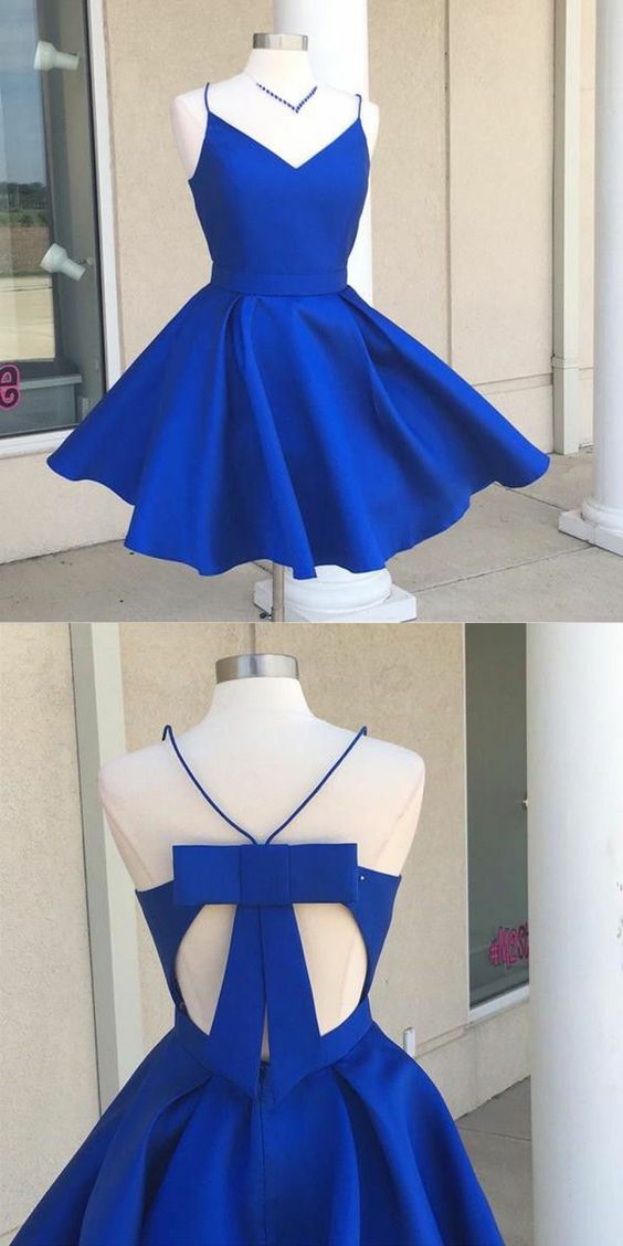 Short Homecoming Dresses, Royal Blue Homecoming Gowns, Junior Homecoming Dresses cg216