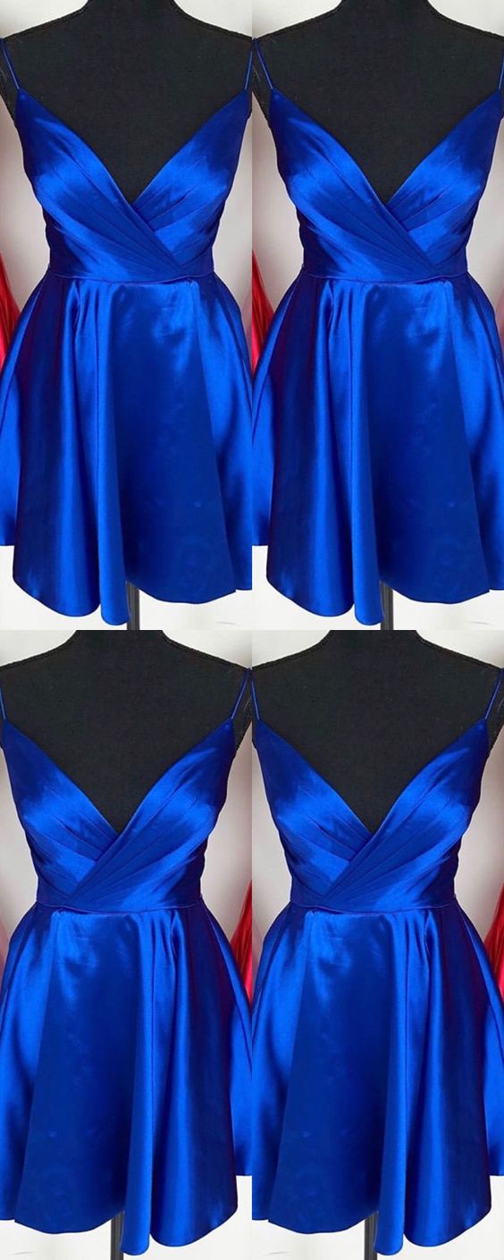 semi formal dress,royal blue homecoming dresses,royal blue cocktail dresses cg2212