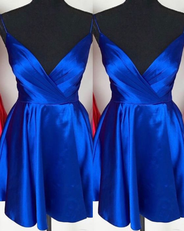 semi formal dress,royal blue homecoming dresses,royal blue cocktail dresses cg2212