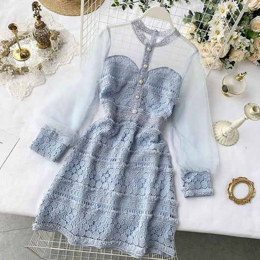 A-Line Short blue Homecoming Dress causal dress     cg22251