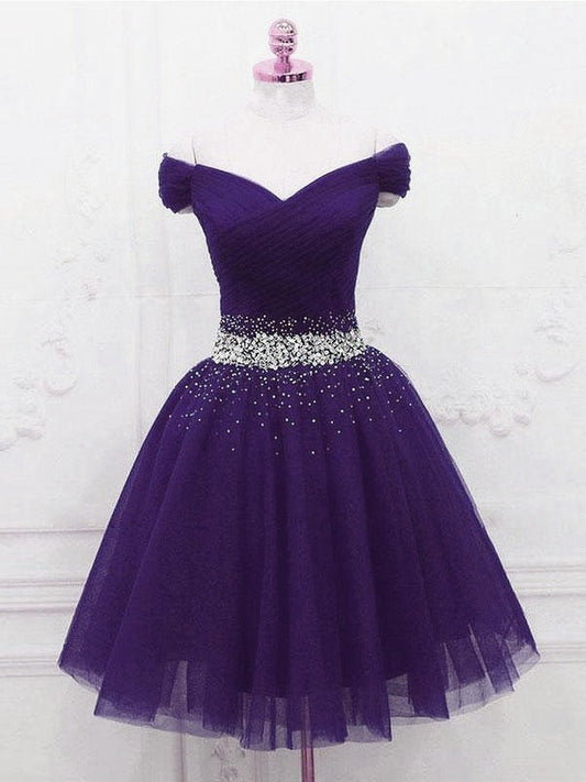 Purple Homecoming Dress Party Dress    cg22429