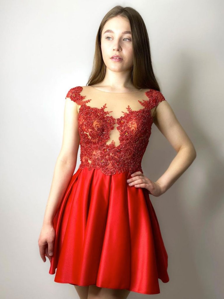 RED HOMECOMING DRESS    cg22434