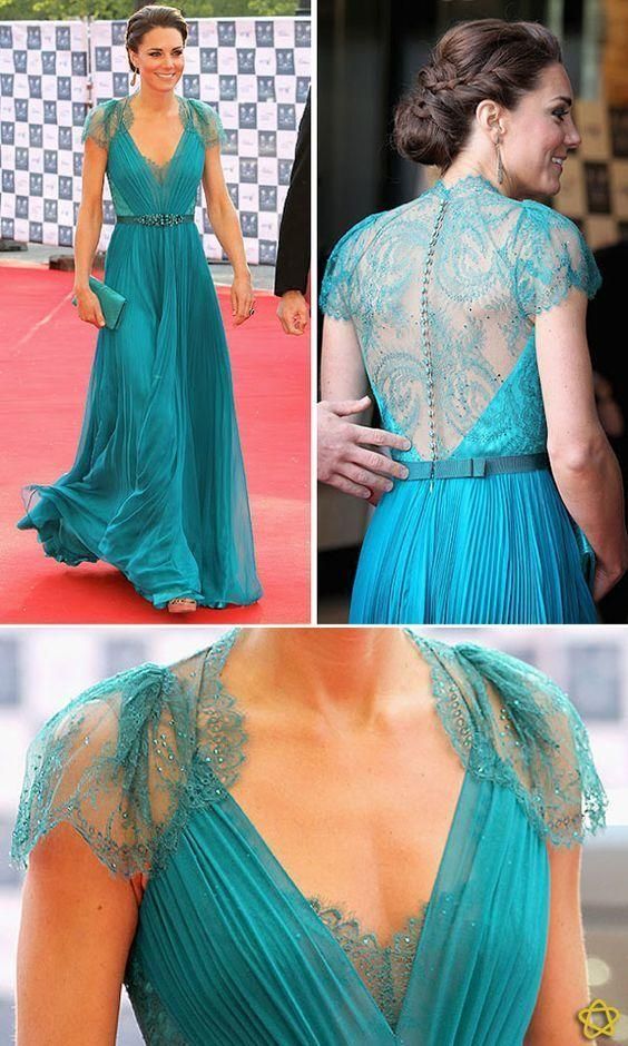 A line chiffon prom dress sexy prom gown      cg23733