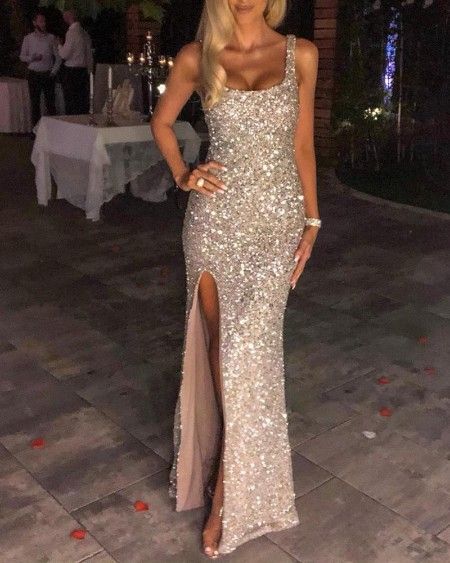 Fashion sequin Evening Dress,  Long Prom Dresses      cg24800