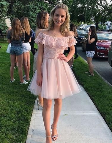 Beautiful Cute Homecoming Dresses 2019, Lace Homecoming Dresses, Short Homecoming Dresses cg277