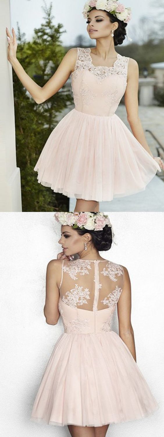 Elegant A-line Halter Lace Homecoming Dresses,Cheap Short homecoming Dresses cg281