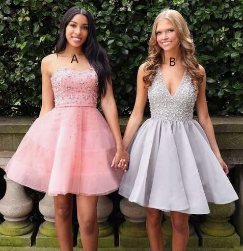 pink homecoming dresses, silver homecoming dresses, dancing dresses sweet 16 dresses cg3084