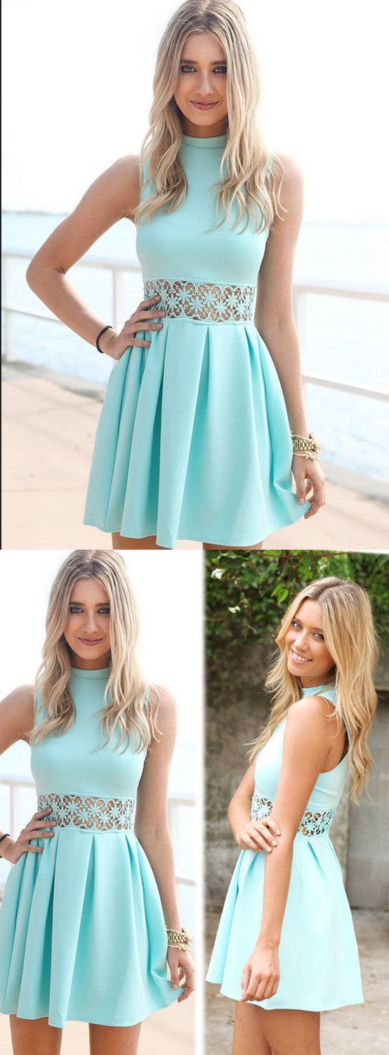 Short Sage Party Homecoming Dresses With Pleated Zipper Mini Feminine homecoming Dresses cg372