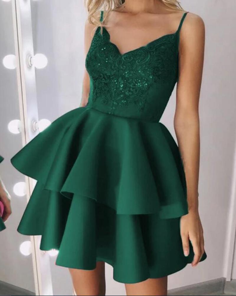 Short Homecoming Dresses 2019 with Straps  cg4067