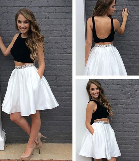 short homecoming dress, backless homecoming dress cg4327