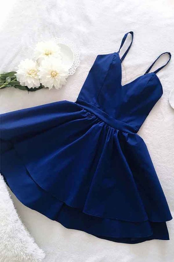 Royal Blue Hoco Dresses, Short Homecoming Dress 2019, Back to School Dress cg4548