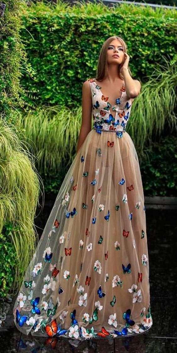 Deep V Neck Prom Dress,Sexy Prom Dress,Cheap Evening Dress,Custom Made,Party Gown  cg610