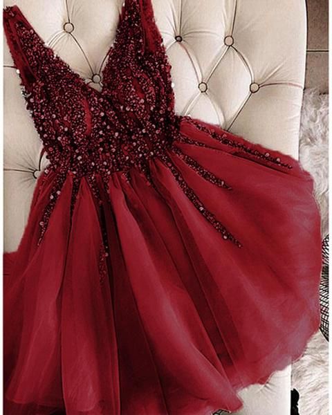 Burgundy Short homecoming Dresses Girls Junior Graduation Gown cg624