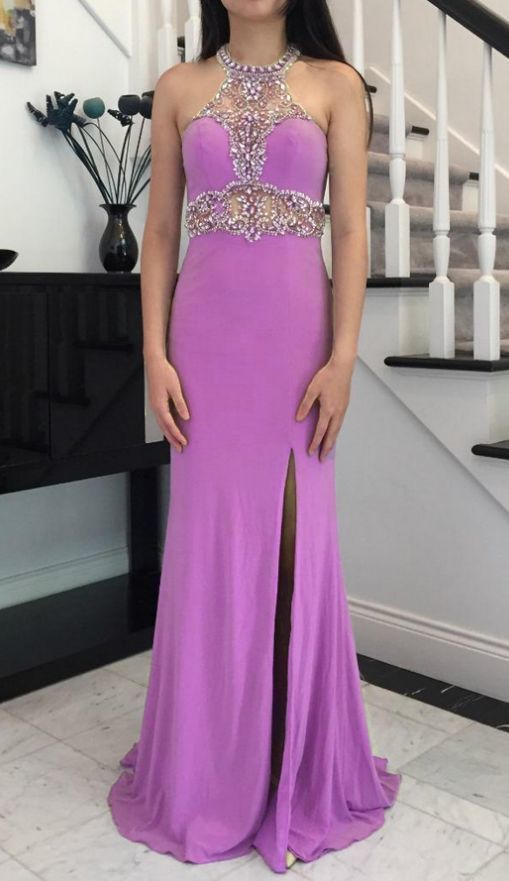 Charming Prom Dress, Sexy Slit Mermaid Prom Dresses, Long Evening Dress, Formal Gown  cg6993