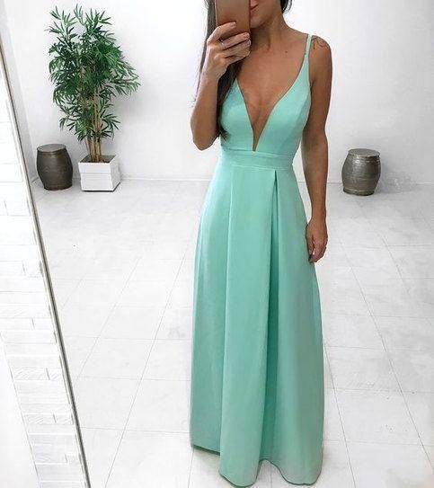 Boho Prom Dresses, Cut Low Long Prom Dresses  cg7633