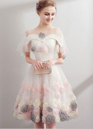 Cute sweetheart tulle short homecoming dress, tulle homecoming dress cg789