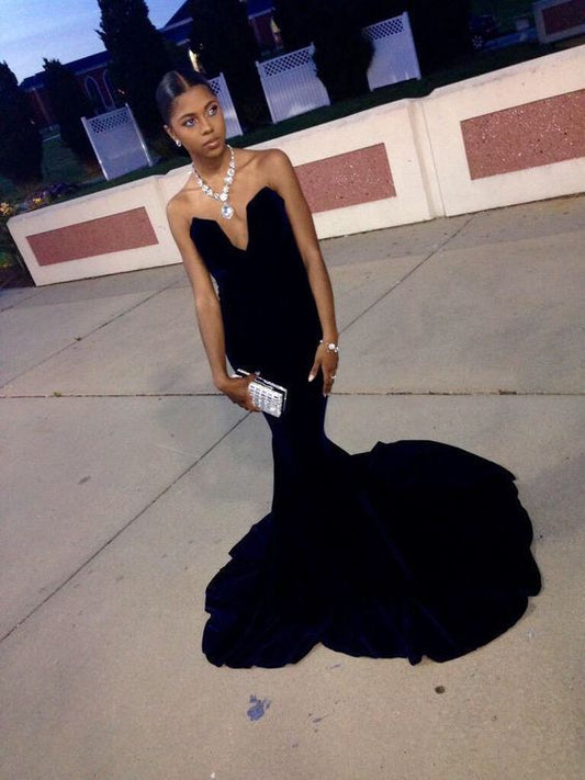 Black Prom Dress,Mermaid Prom Dress,Fashion Prom Dress   cg8190