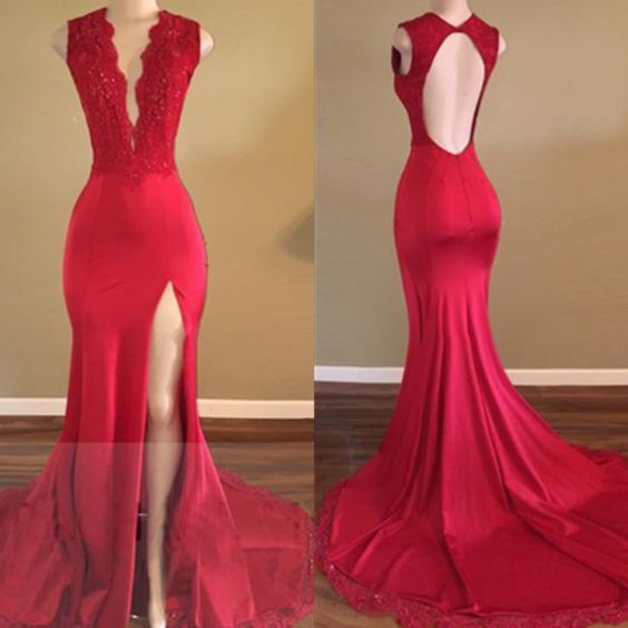 Party Dresses Long Open Back Party Dresses Women Evening Dresses prom dress evening dress  cg8832