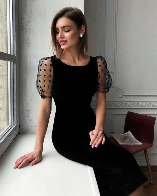 Black Prom Dresses lace Evening Dresses   cg9480